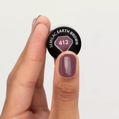 412 - Vernis semipermanent Earth Brown