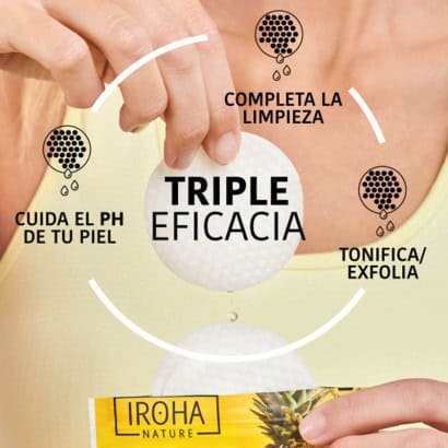 Disques toniques exfoliants et éclaircissants