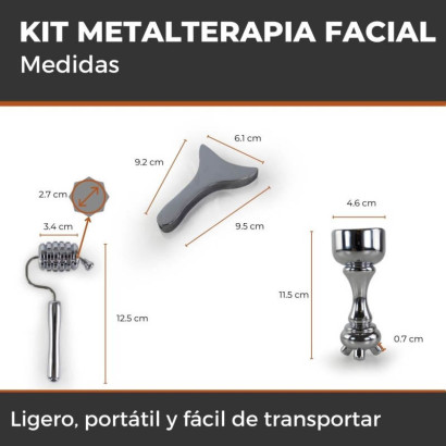 Kit de métalothérapie faciale
