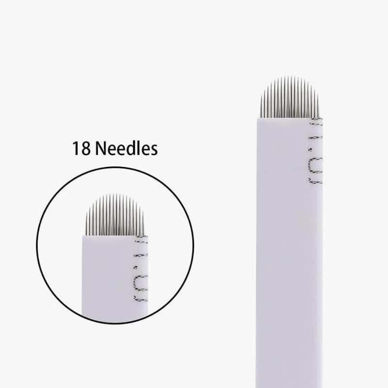 Aiguilles Microblading 18  pointes