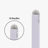 Aiguilles Microblading 18 pointes biseautées - 10 unités