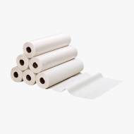 Draps d'examen gaufrés 60 cm x 80 m - 6 rouleaux