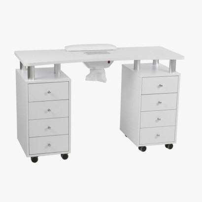 Table de manucure blanche - Distal