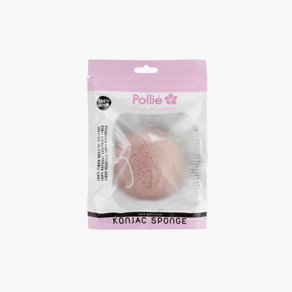 Éponges Konjac rose naturel