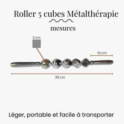 Rodillo Cubos Metalterapia