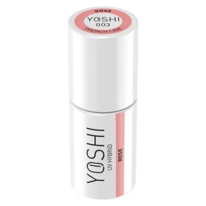 UV VARNISH 003 – ROSE - Esmalte híbrido UV/LED, tono rosa pastel, colección French Line