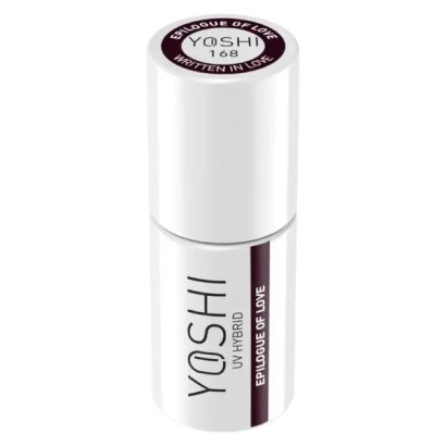 UV VARNISH 168 – EPILOGUE OF LOVE - Vernis hybride UV/LED, teinte bordeaux profond, collection Written in Love