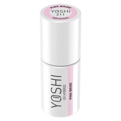 UV VARNISH 211 – PINK Bride - Esmalte híbrido UV/LED, rosa pastel delicado, colección Wedding Party