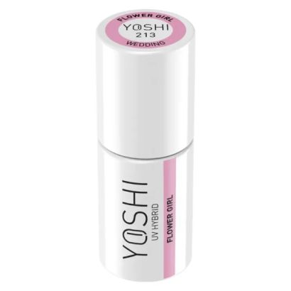 UV VARNISH 213 – FLOWER GIRL - Esmalte híbrido UV/LED, rosa sensual nacarado, colección Wedding Party
