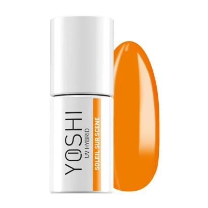 UV VARNISH 241 – SOLEIL SUR SCÈNE - Esmalte híbrido UV/LED, amarillo dorado intenso, colección La Première