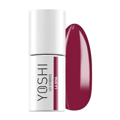 UV VARNISH 243 – LA DIVA - Esmalte híbrido UV/LED, burdeos-rosa rico, colección La Première