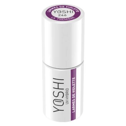 UV VARNISH 246 – LÁGRIMAS DE VIOLETA - Esmalte híbrido UV/LED, violeta delicado y poético, colección La Première