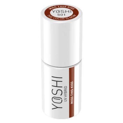 UV VARNISH 501 – MISS THIS KISS - Vernis hybride UV/LED, rouge intense classique, collection The Color Is Now