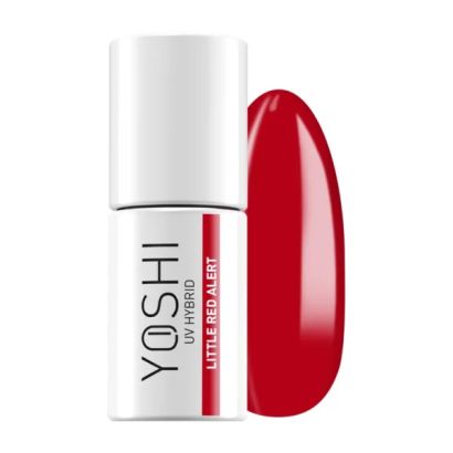 UV VARNISH 601 – LITTLE RED ALERT - Esmalte híbrido UV/LED, rojo intenso clásico, colección Essence