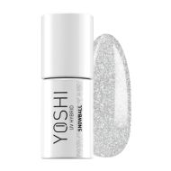 UV VARNISH 621 – SNOWBALL - Vernis hybride UV/LED, argent étincelant à paillettes, collection Holly Holiday