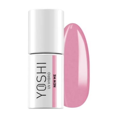 UV VARNISH 815 – NEW ME - Esmalte híbrido UV/LED, rosa pálido delicado con purpurina, colección Divorce