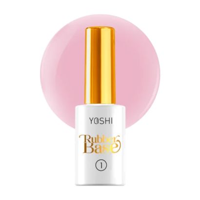 Rubber Base UV No1 10 ml – Base de caucho rosa leche, innovadora y flexible