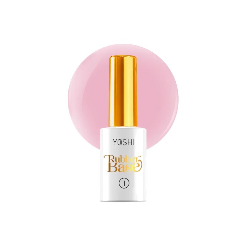 Rubber Base UV No1 10 ml – Base de caucho rosa leche, innovadora y flexible