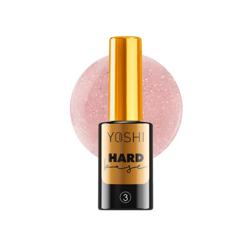 Rubber Base UV No3 10 ml – Base de caucho nude equilibrado (beige-rosa)
