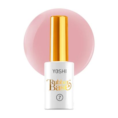 Rubber Base UV No7 10 ml – Base de caucho rosa elegante y sutil