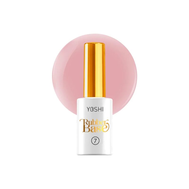 Rubber Base UV No7 10 ml – Base caoutchouc rose élégant et subtil