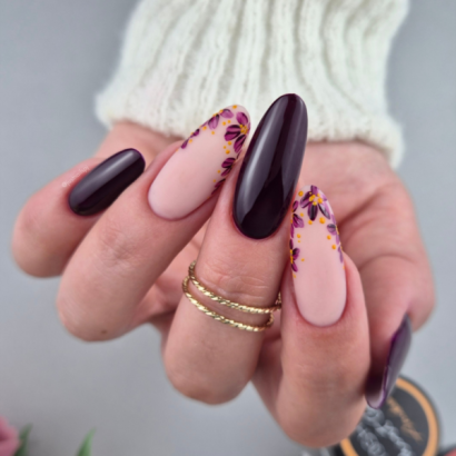 UV VARNISH 248 – PAS DE MINUIT - Vernis hybride UV/LED, violet foncé profond, collection La Première
