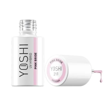 UV VARNISH 211 – PINK Bride - Vernis hybride UV/LED, rose pastel délicat, collection Wedding Party