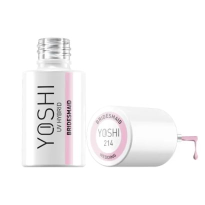 UV VARNISH 214 – BRIDESMAID - Vernis hybride UV/LED, rose joyeux intense, collection Wedding Party
