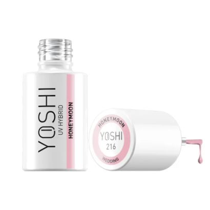 UV VARNISH 216 – HONEYMOON - Esmalte híbrido UV/LED, rosa nude delicado, colección Wedding Party