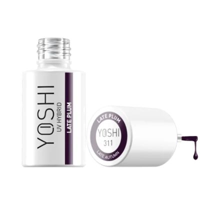 UV VARNISH 311 – LATE PLUM - Vernis hybride UV/LED, violet profond intense, collection Late Autumn