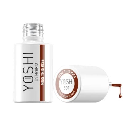UV VARNISH 501 – MISS THIS KISS - Vernis hybride UV/LED, rouge intense classique, collection The Color Is Now