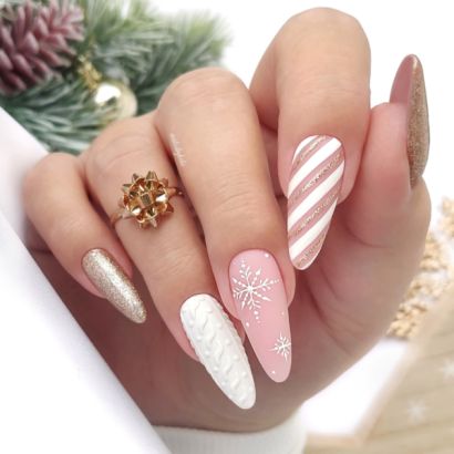 UV VARNISH 622 – LITTLE ANGEL - Vernis hybride UV/LED, doré subtil scintillant, collection Holly Holiday