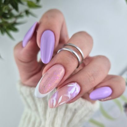 UV LED Lavander Scent 6 ml – 823 – Esmalte híbrido violeta pastel con aroma a lavanda