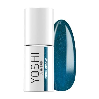 UV LED Funky Groove 6 ml – 018 – Esmalte híbrido azul neón efecto flash