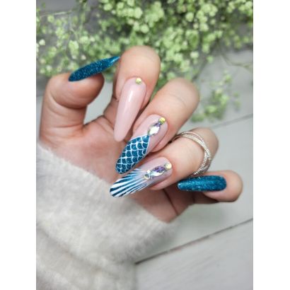 UV LED Funky Groove 6 ml – 018 – Esmalte híbrido azul neón efecto flash