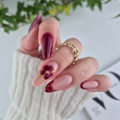 UV LED Crimbo 6 ml – 155 – Esmalte híbrido burdeos profundo