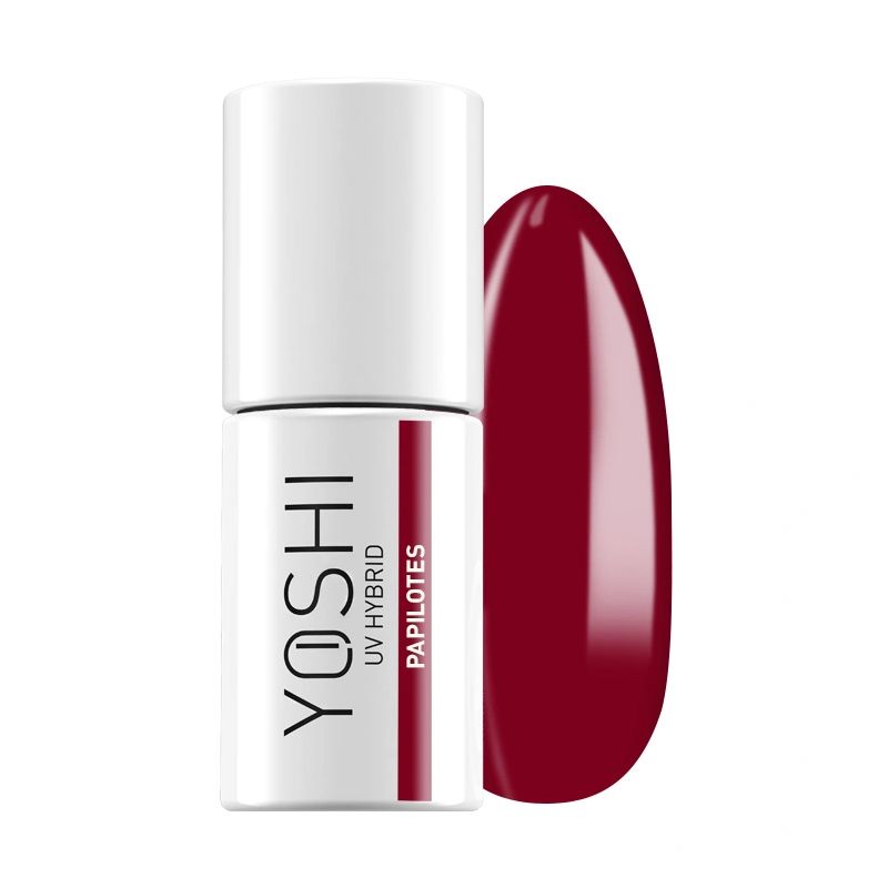 UV LED Papilotes 6 ml – 154 – Esmalte híbrido rojo intenso