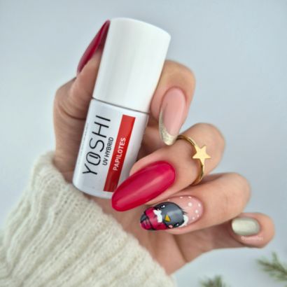 UV LED Papilotes 6 ml – 154 – Vernis hybride rouge intense UV LED Papilotes 6 ml – 154 – Vernis hybride rouge intense