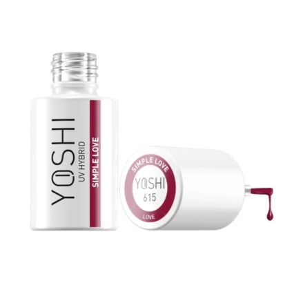 UV Hybrid Simple Love 6 ml – 615 – Esmalte híbrido rosa clásico