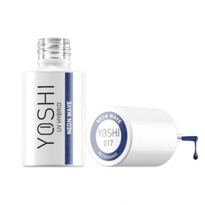 UV LED Neon Wave 6 ml – 017 – Esmalte híbrido azul turquesa neón
