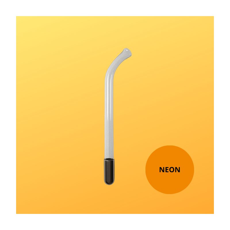 Électrode Courbe en Verre – Gaz Néon Orange – Précision Électrode Courbe en Verre – Gaz Néon Orange – Précision