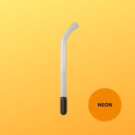 Électrode Courbe en Verre – Gaz Néon Orange – Précision