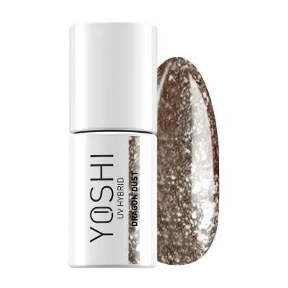 UV Hybrid Dragon Dust 6 ml – 109 – Esmalte híbrido dorado con purpurina