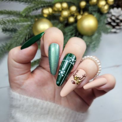 UV LED Jelka 6 ml – 156 – Vernis hybride vert foncé