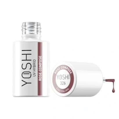 UV LED Rose Compose 6 ml – 326 – Esmalte híbrido marrón rosado