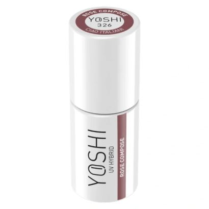 UV LED Rose Compose 6 ml – 326 – Esmalte híbrido marrón rosado
