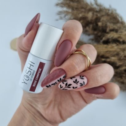 UV LED Rose Compose 6 ml – 326 – Vernis hybride brun rosé élégant