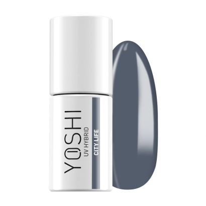 UV LED City Life 6 ml – 424 – Esmalte híbrido gris claro nacarado