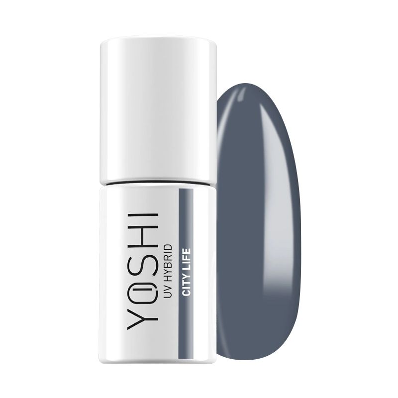 UV LED City Life 6 ml – 424 – Esmalte híbrido gris claro nacarado