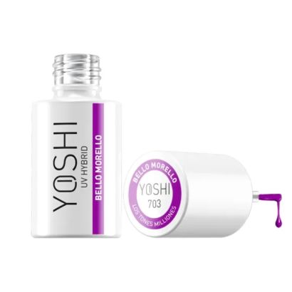 UV Hybrid Bello Morello 6 ml – 703 – Vernis hybride violet mûre